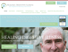 Tablet Screenshot of healingdigestiveillness.com
